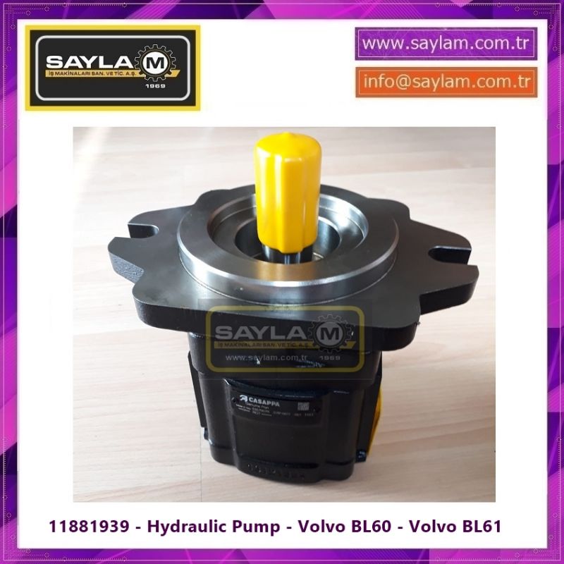 Volvo - 11881939 - Hydraulic Pump - Saylam